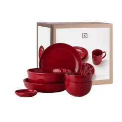 Elegance at the Table Küche & Esszimmer-Miranda Porzellan Tafelservice – Elegantes Geschirr für stilvolles Dinieren