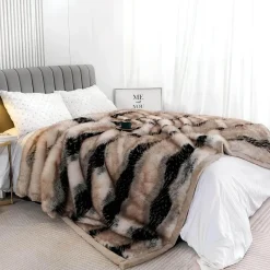 Cozy Haven Bettzeug-Mireille Felldecke – Luxuriöse, weiche Decke für gemütlichen Komfort