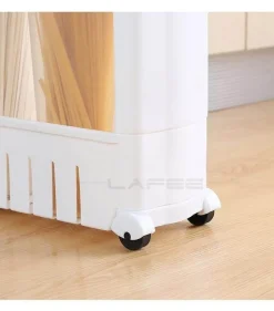 Cozy Living Küche & Esszimmer|Möbel-Mobiles Lagerregal mit Rädern – Kompakter Roll-Organizer