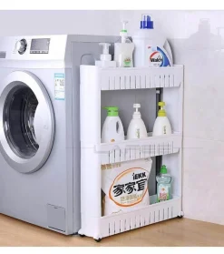 Cozy Living Küche & Esszimmer|Möbel-Mobiles Lagerregal mit Rädern – Kompakter Roll-Organizer