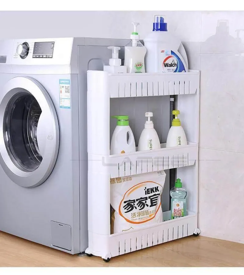 Cozy Living Küche & Esszimmer|Möbel-Mobiles Lagerregal mit Rädern – Kompakter Roll-Organizer