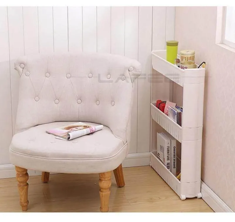 Cozy Living Küche & Esszimmer|Möbel-Mobiles Lagerregal mit Rädern – Kompakter Roll-Organizer