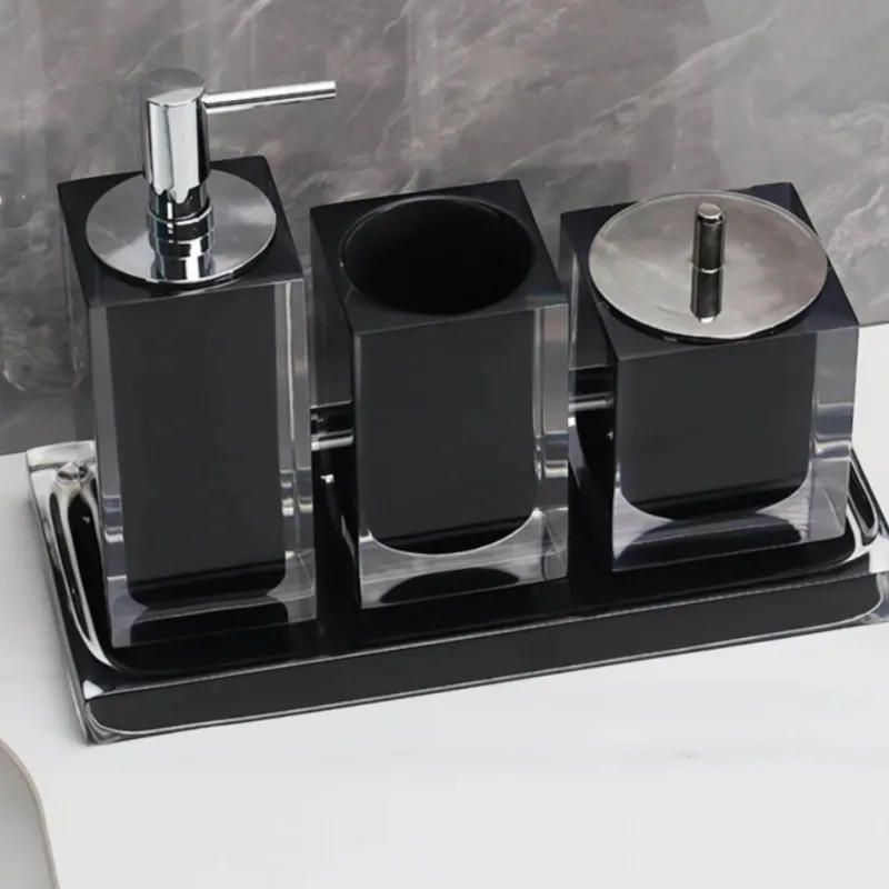 The Bath Nook Badezimmer-Modern Bathroom Accessories Set - Elegant Home Decor