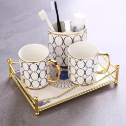 The Bath Nook Badezimmer-Modern Bathroom Accessory Set - Elegant Pasini Essentials