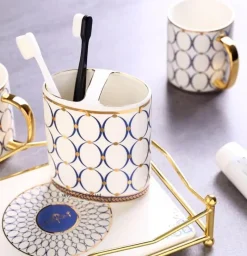 The Bath Nook Badezimmer-Modern Bathroom Accessory Set - Elegant Pasini Essentials