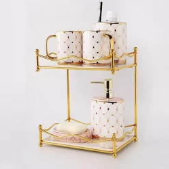 The Bath Nook Badezimmer-Modern Bathroom Accessory Set - Elegant Pasini Essentials
