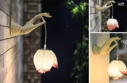 Comfort u0026 Style Beleuchtung-Modern Chinese Lotus Wall Lamp - Creative Decorative Lighting