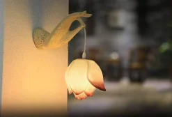 Comfort u0026 Style Beleuchtung-Modern Chinese Lotus Wall Lamp - Creative Decorative Lighting
