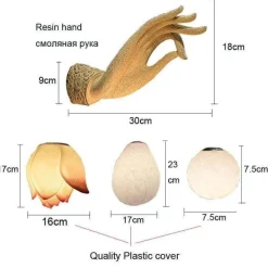 Comfort u0026 Style Beleuchtung-Modern Chinese Lotus Wall Lamp - Creative Decorative Lighting