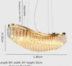 Comfort u0026 Style Beleuchtung-Modern Crystal Chandelier - Dreamy Boat Design Lamp