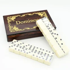Tabletop Artistry Spielzeug & Spiele-Modern Dominoes Set For Domino Game, Gift For Dad