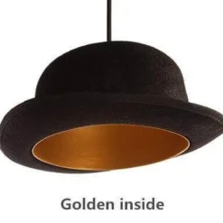 Comfort u0026 Style Beleuchtung-Modern Gentleman Hat Pendant Light - Unique Ceiling Fixture