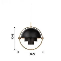 Comfort u0026 Style Beleuchtung-Modern Iron Ball Chandelier - Nordic Lighting Fixture