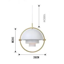 Comfort u0026 Style Beleuchtung-Modern Iron Ball Chandelier - Nordic Lighting Fixture