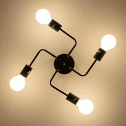 Comfort u0026 Style Beleuchtung-Modern Iron Chandelier - Metal Lighting Fixture