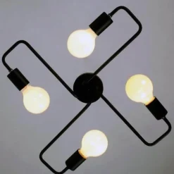 Comfort u0026 Style Beleuchtung-Modern Iron Chandelier - Metal Lighting Fixture