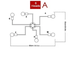 Comfort u0026 Style Beleuchtung-Modern Iron Chandelier - Metal Lighting Fixture