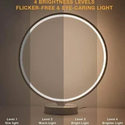 Comfort u0026 Style Beleuchtung-Modern LED Table Lamp - Nordic Circle Mood Lighting