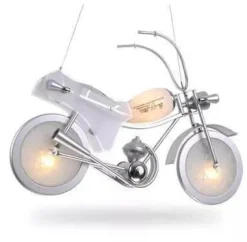 Comfort u0026 Style Beleuchtung-Modern Motorcycle Chandelier - Unique Aluminum Glass Light Fixture