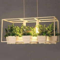 Comfort u0026 Style Beleuchtung-Modern Plant Chandelier Lamp - Creative Indoor Lighting