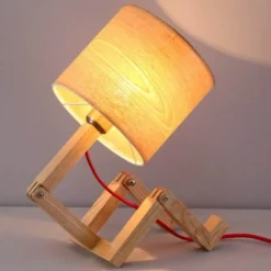 Cozy Living Beleuchtung-Modern Solid Wood Table Lamp - Stylish Indoor Lighting