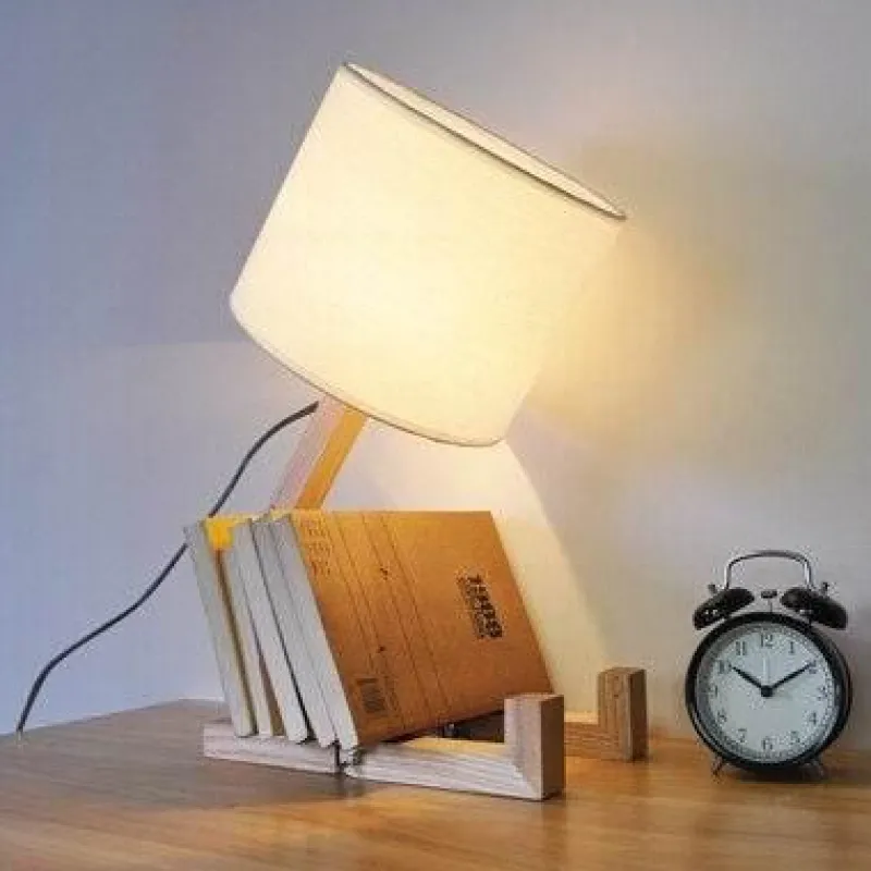 Cozy Living Beleuchtung-Modern Solid Wood Table Lamp - Stylish Indoor Lighting