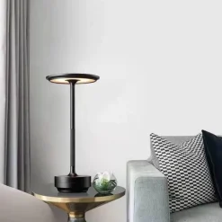 Glow u0026 Shade Beleuchtung-Modern Touch Lamp - Elegant Disk Lighting Fixture