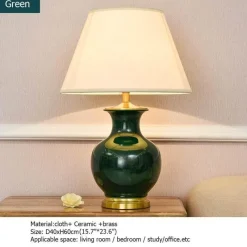 Bright Accents Beleuchtung-Moderne Keramik-Tischlampe – Stilvolle Beleuchtungsvorrichtung für Ihr Zuhause