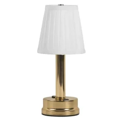 Illuminate Home Beleuchtung-Moderne Stoff-Tischlampe – Stilvolles, sanftes Nachtlicht