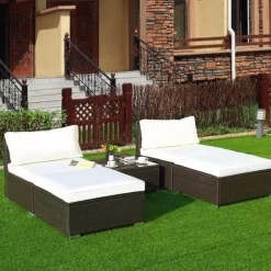 Nomad Gear Camping Im Freien|Möbel-Moderne 5-teilige Terrassen-Loungemöbel