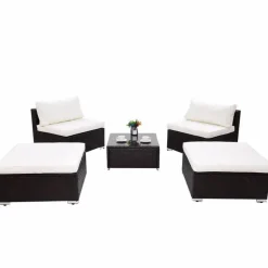 Nomad Gear Camping Im Freien|Möbel-Moderne 5-teilige Terrassen-Loungemöbel