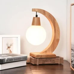 The Light Loft Beleuchtung-Moderne Tischlampe aus Glas – Kreatives Beleuchtungsdekor