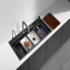 Space Savvy Küche & Esszimmer-Moderne Wasserstation für die Küchenspüle – effizientes, stromlinienförmiges Design