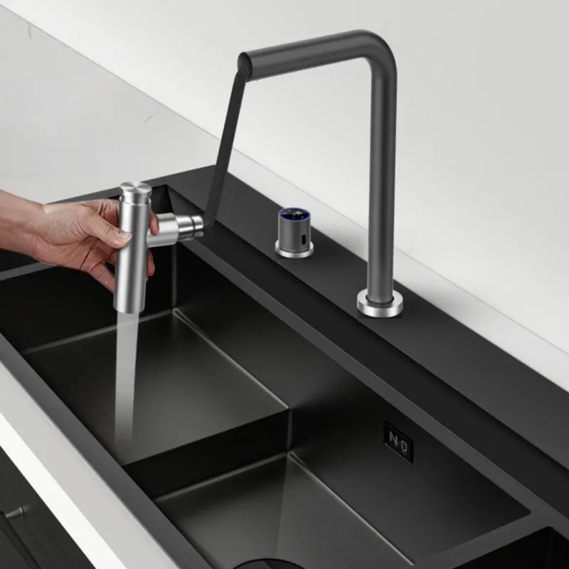 Space Savvy Küche & Esszimmer-Moderne Wasserstation für die Küchenspüle – effizientes, stromlinienförmiges Design