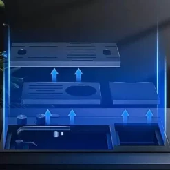 Space Savvy Küche & Esszimmer-Moderne Wasserstation für die Küchenspüle – effizientes, stromlinienförmiges Design