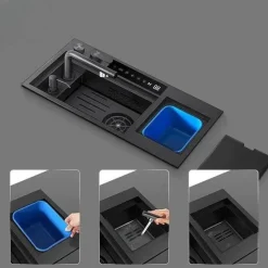 Space Savvy Küche & Esszimmer-Moderne Wasserstation für die Küchenspüle – effizientes, stromlinienförmiges Design