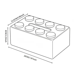 The Lounge Loft Wohndeko-Moderner Beistelltisch aus Holz – Stilvolle Akzentmöbel