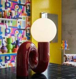 The Lounge Loft Beleuchtung|Wohndeko-Moderner Beistelltisch aus Holz – Stilvolle Akzentmöbel