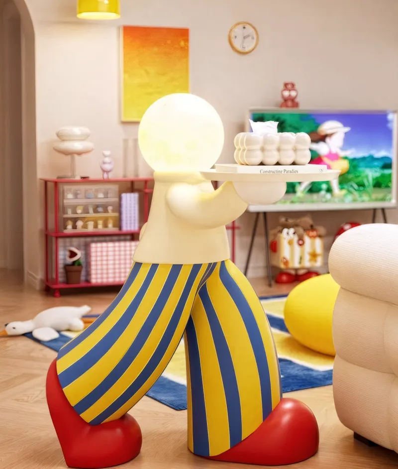 The Lounge Loft Wohndeko|Möbel-Moderner Beistelltisch aus Holz – Stilvolle Akzentmöbel