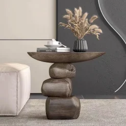 The Lounge Loft Möbel-Moderner Beistelltisch für das Wohnzimmer, eleganter Akzenttisch für stilvolles Dekor