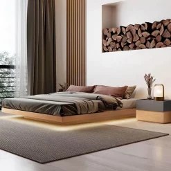 The Lounge Loft Möbel-Moderner Bettrahmen – Stilvolles Guillaume-Bett