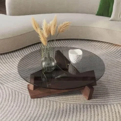 The Coffee Table Co. Möbel-Moderner Couchtisch aus Holz – Stilvoller Akzenttisch