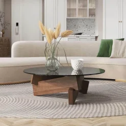 The Coffee Table Co. Möbel-Moderner Couchtisch aus Holz – Stilvoller Akzenttisch