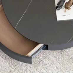 The Coffee Table Co. Möbel-Moderner Couchtisch aus Schiefer – Zeitgenössische Wohnzimmermöbel