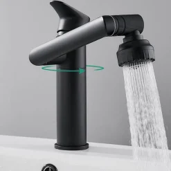 The Decor Haven Küche & Esszimmer-Moderner drehbarer multifunktionaler Wandhahn