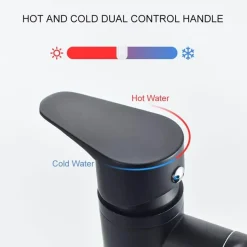 The Decor Haven Küche & Esszimmer-Moderner drehbarer multifunktionaler Wandhahn