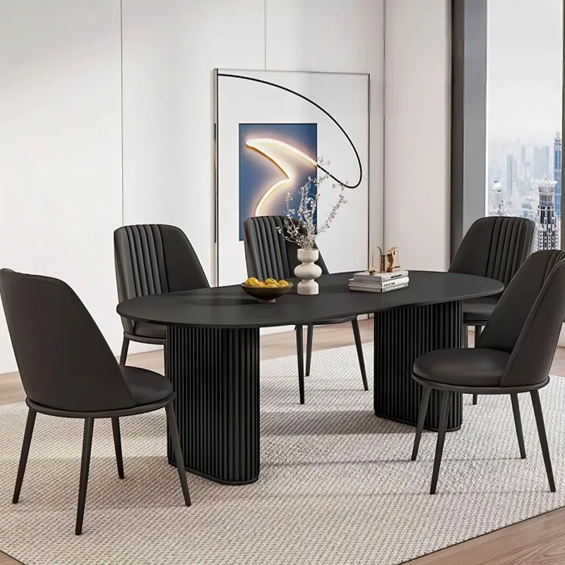 The Lounge Loft Möbel-Moderner Esstisch aus Holz – Stilvolle Esszimmermöbel