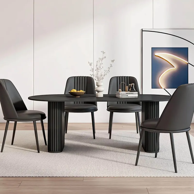 The Lounge Loft Möbel-Moderner Esstisch aus Holz – Stilvolle Esszimmermöbel