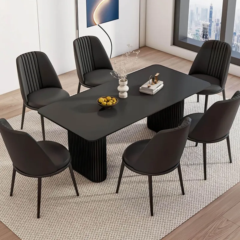 The Lounge Loft Möbel-Moderner Esstisch aus Holz – Stilvolle Esszimmermöbel