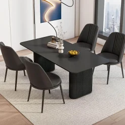 The Lounge Loft Möbel-Moderner Esstisch aus Holz – Stilvolle Esszimmermöbel